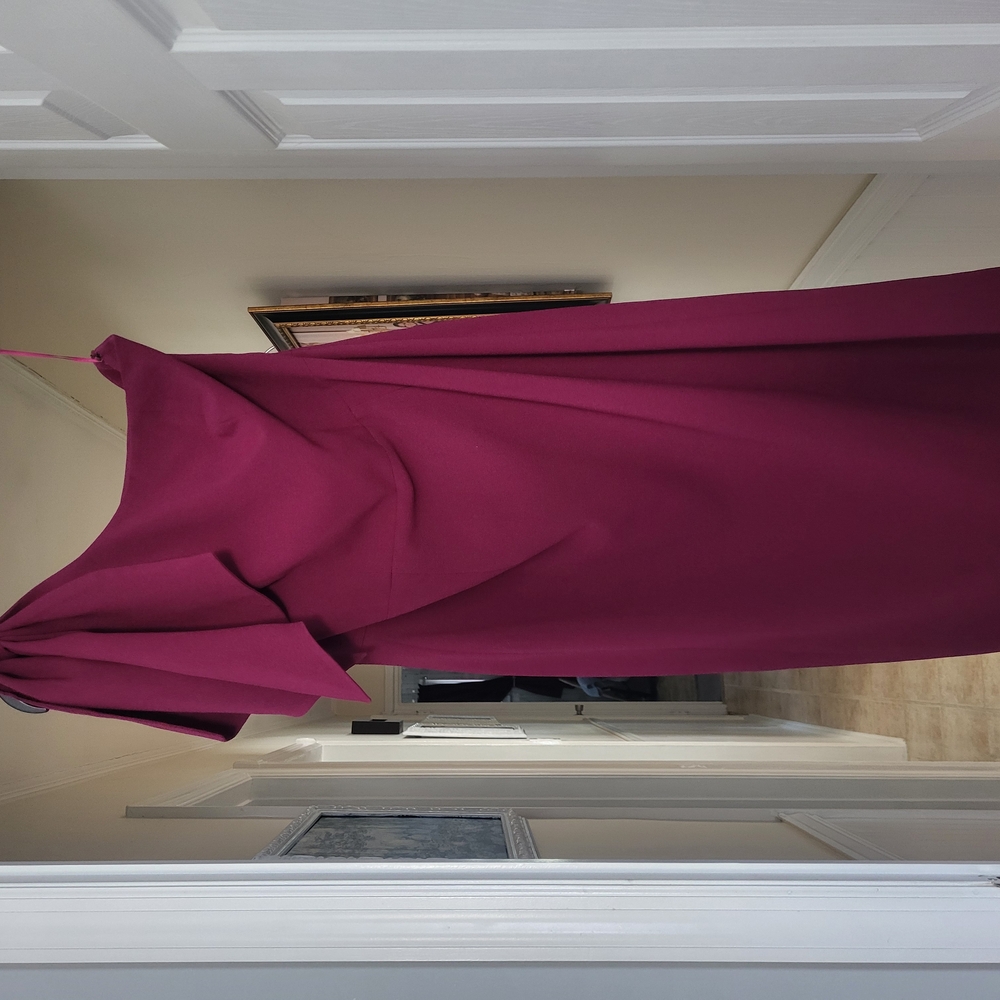Dress the Population Purple One Shoulder Gown